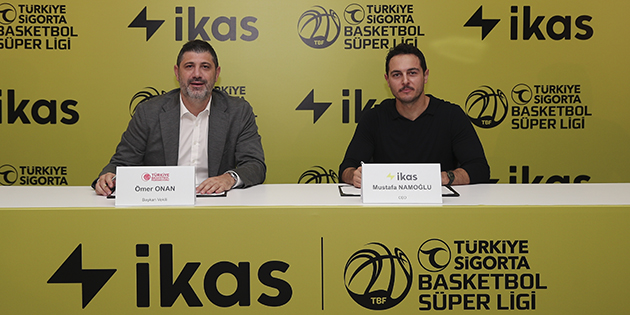 İkas, Türkiye Sigorta Basketbol Süper Ligi’nin Yeni Ana Sponsoru
